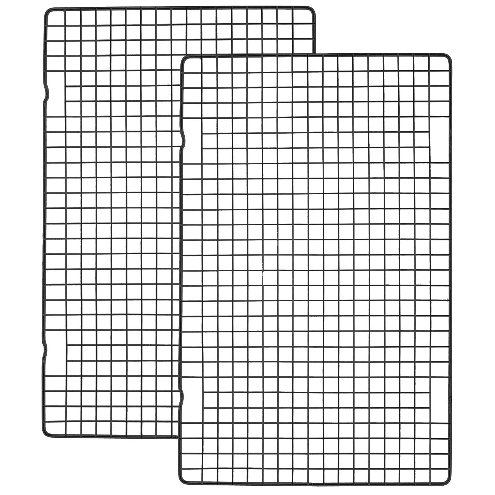 Tebery doble pack de rejillas de alambre 16x10 para hornear y enfriar