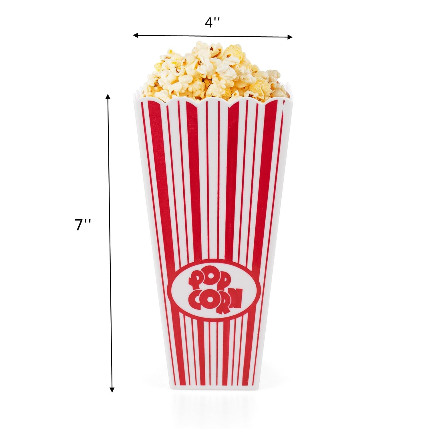 Cajas Tebery de palomitas durables y reutilizables para fiestas y cine