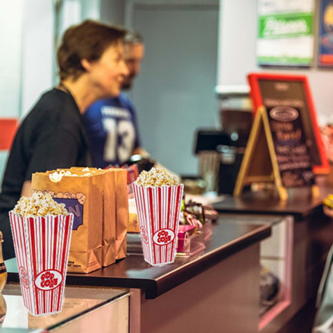 Cajas Tebery reutilizables ideales para noches de cine en casa