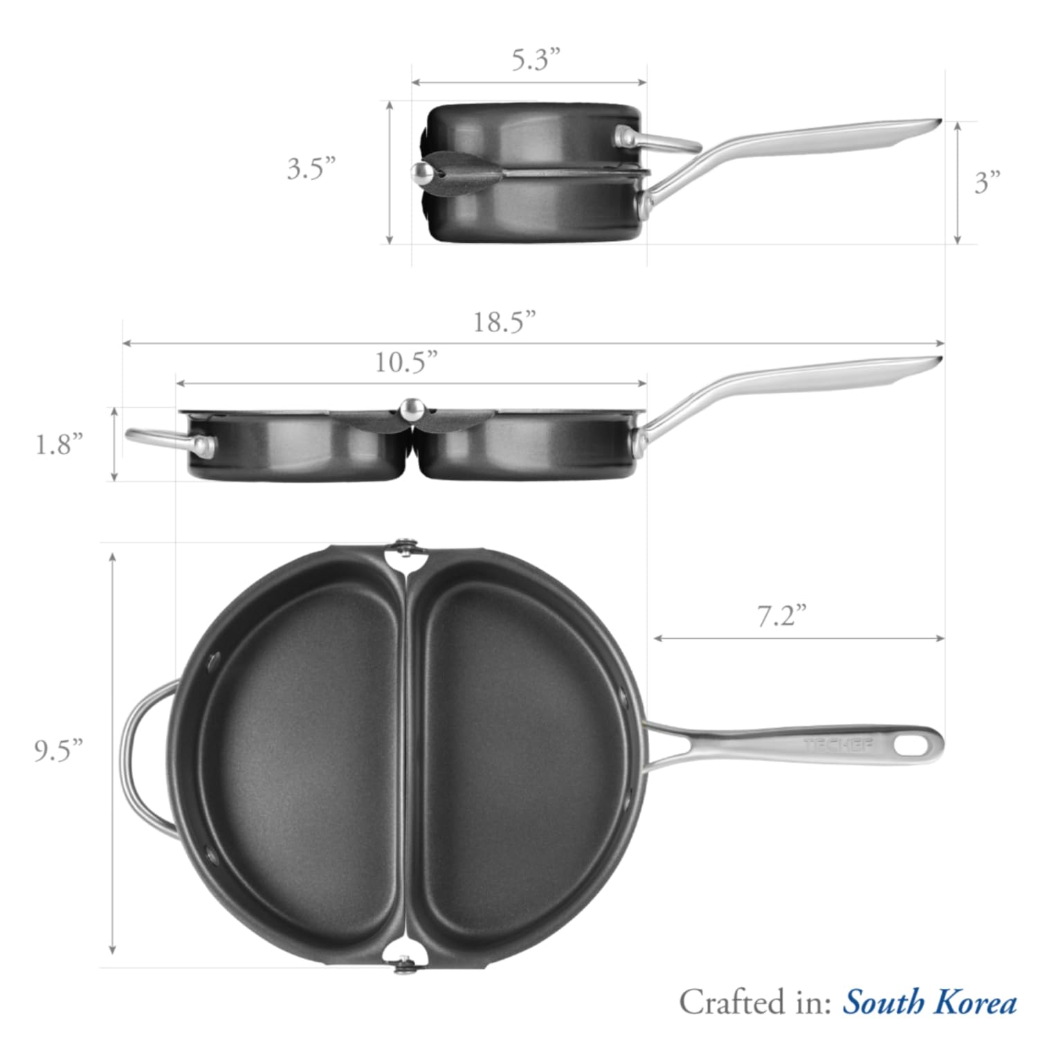 TECHEF apto para horno y lavavajillas facilita hornear y limpiar