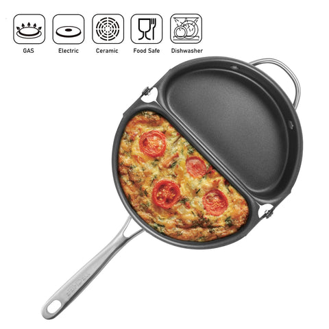 TECHEF mango ergonómico de acero inoxidable para agarre cómodo