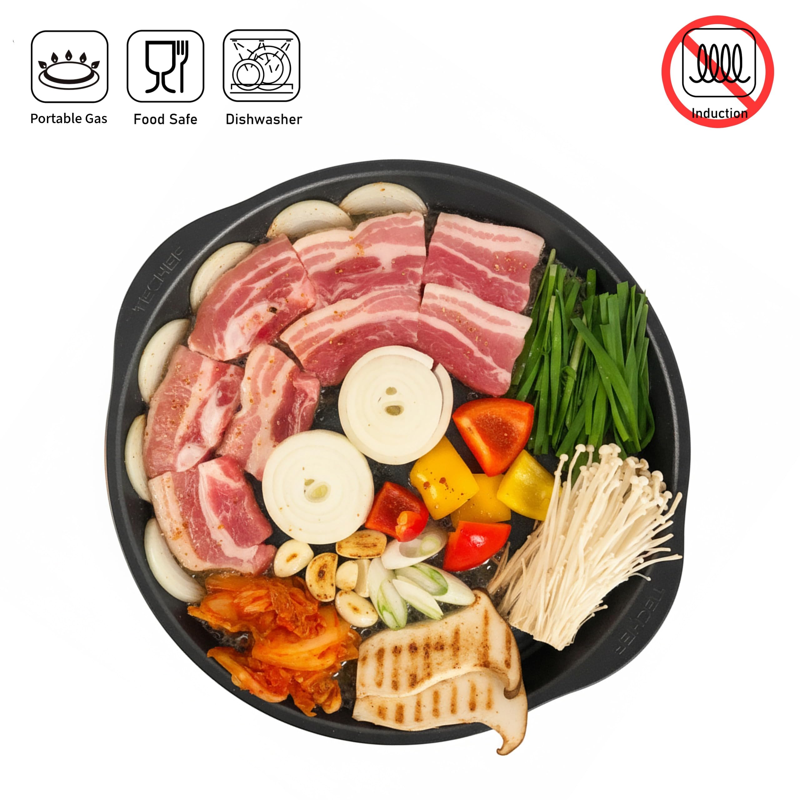 TECHEF KBBQ: hecho en Corea, calidad y desempeño excepcionales.
