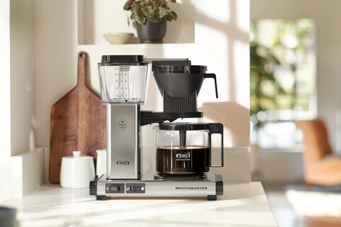 Technivorm Moccamaster 53941 KBGV Selección, cestillo de filtrado para un flujo estable.