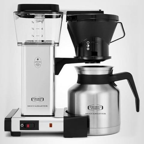 Technivorm Moccamaster 79212 KBTS mantiene calor en una hora, café listo