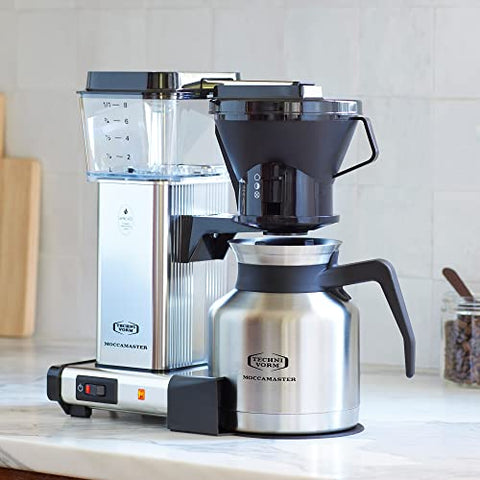 Technivorm Moccamaster 79212 KBTS flujo de goteo ajustable, control de extracción