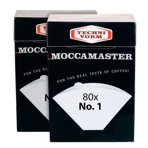 Filtros de papel Technivorm Moccamaster para Cup-One, filtración limpia y consistente.
