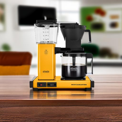 Technivorm Moccamaster KBGV 53942 placa-calefactora independiente mantiene el café a la temperatura ideal.