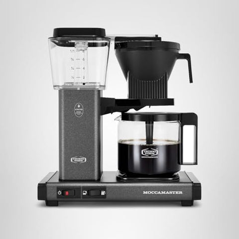 Moccamaster KBGV Select diseño en gris piedra para cocinas modernas