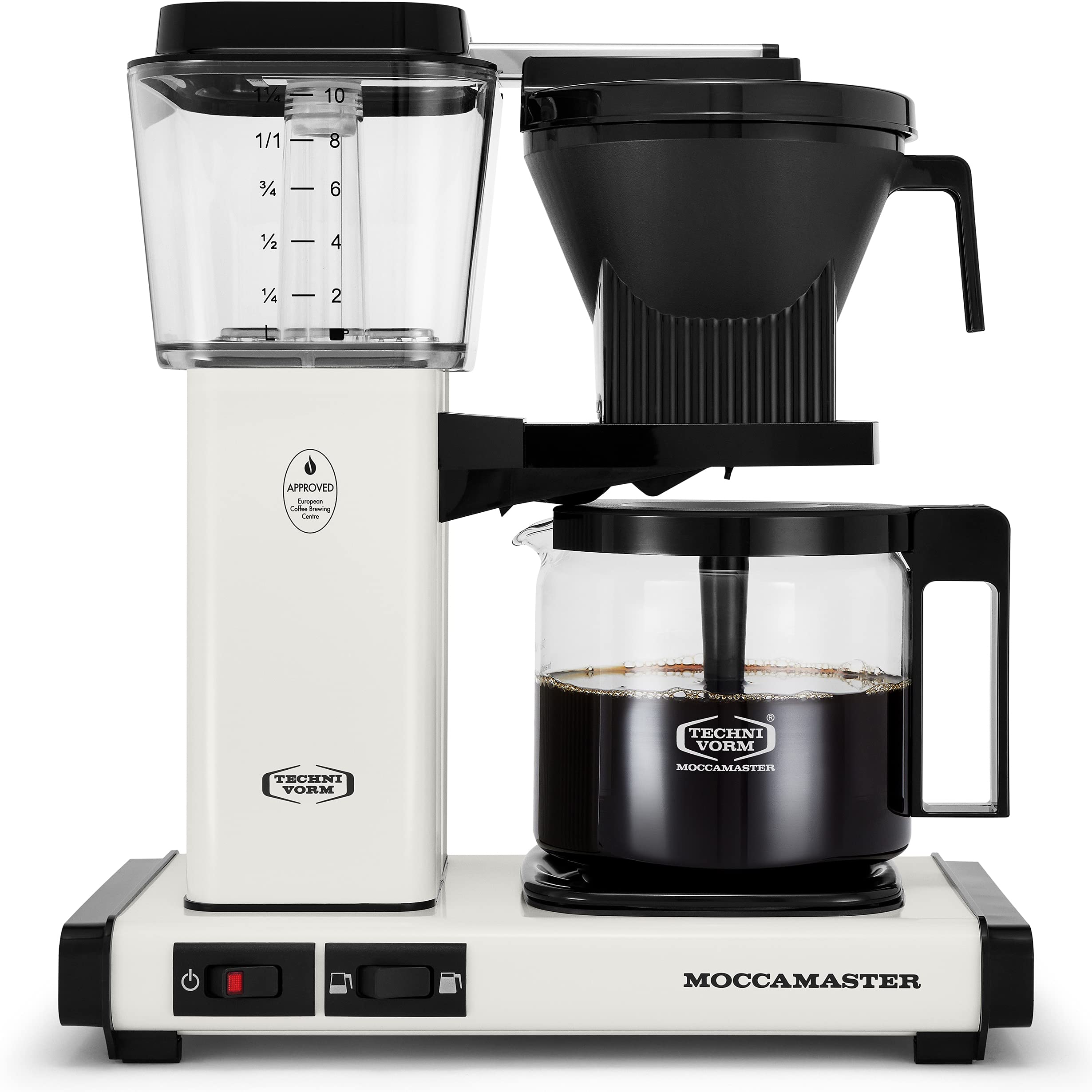 Moccamaster KBGV Select: frente elegante para cocinas modernas y desempeño confiable.