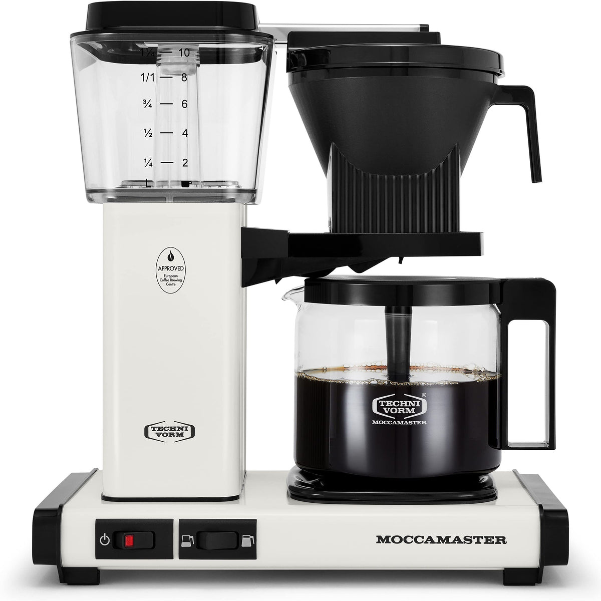 Moccamaster KBGV Select: frente elegante para cocinas modernas y desempeño confiable.