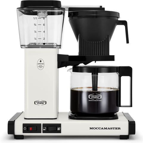 Moccamaster KBGV Select: frente elegante para cocinas modernas y desempeño confiable.