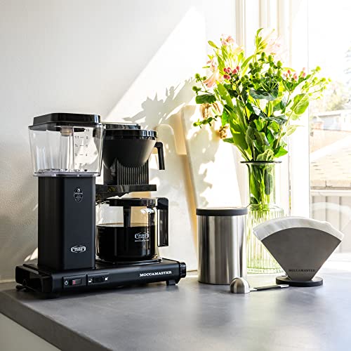Moccamaster con parada de goteo para servir sin derrames