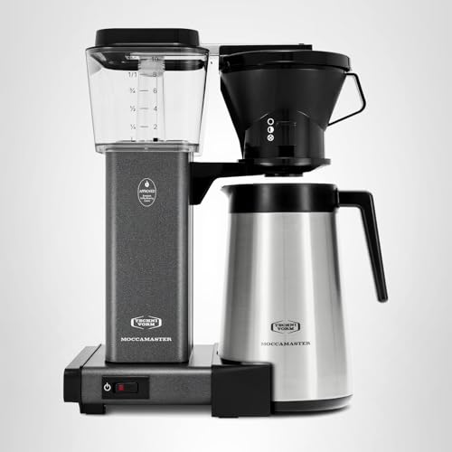 Technivorm Moccamaster KBT acabado gris piedra para encajar en cualquier cocina.