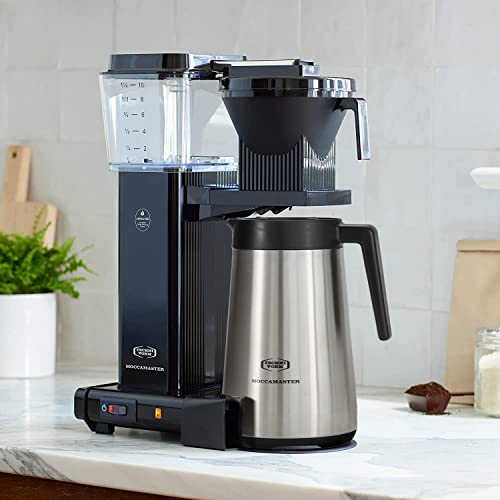 Technivorm Moccamaster máquina de café negra, diseño compacto