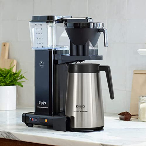 Technivorm Moccamaster máquina de café negra, diseño compacto