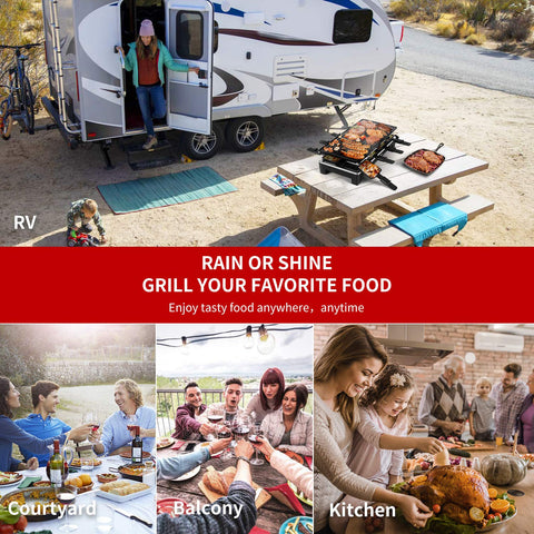 Techwood Raclette: 8 sartenes antiadherentes para derretir queso y preparar acompañamientos.