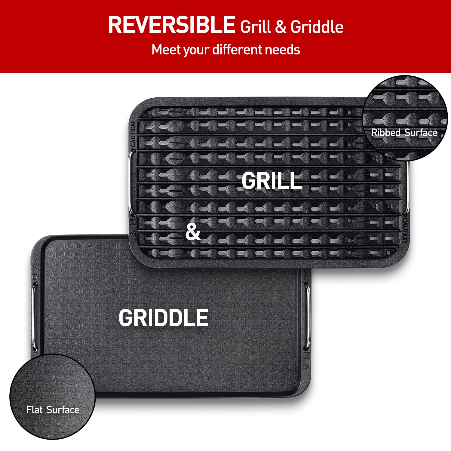 Techwood bandeja drenaje removible facilita limpieza de grasa