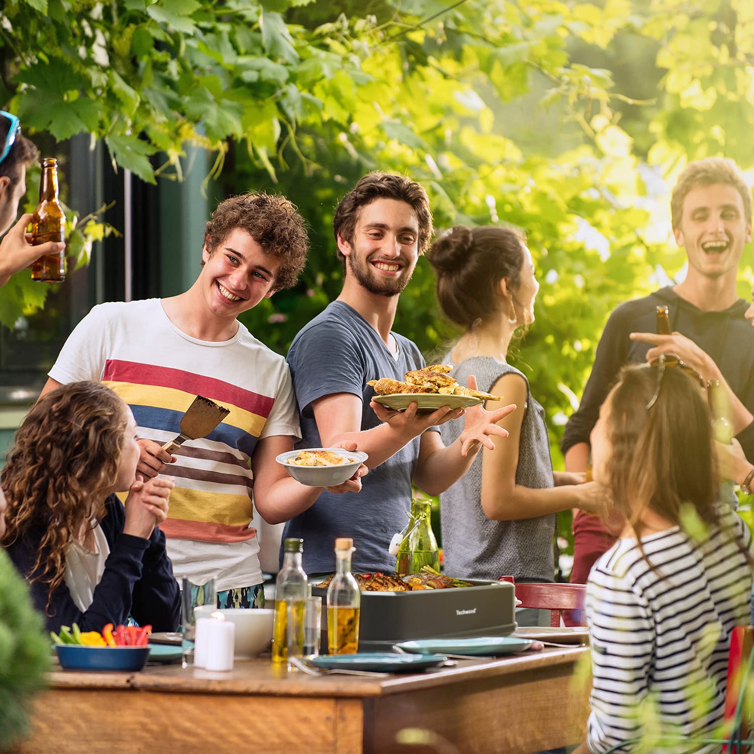 Techwood control de temperatura preciso para resultados uniformes