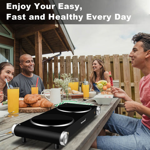 Techwood eficiencia energética gracias al calentamiento infrarrojo rápido.