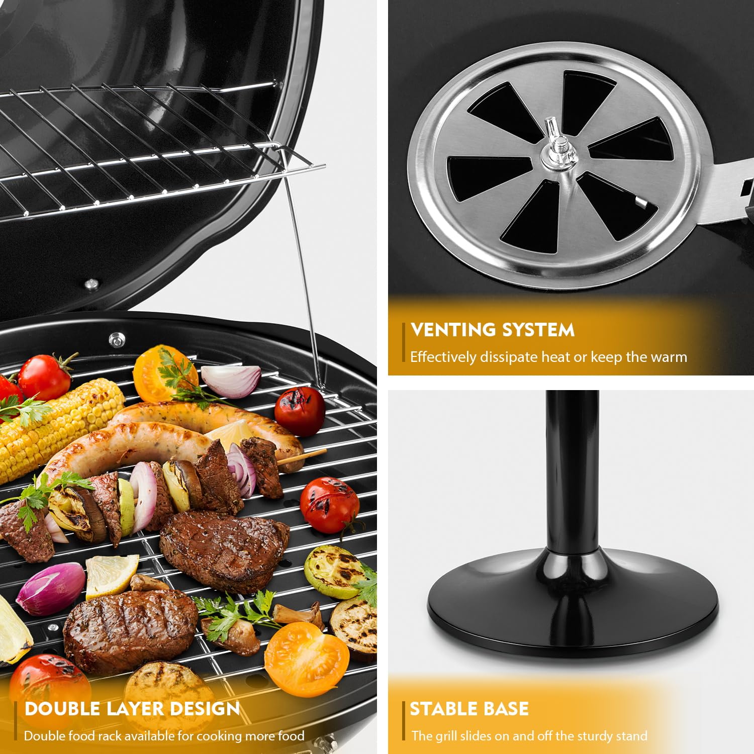 Techwood grill eléctrico: control de temperatura ajustable para resultados precisos