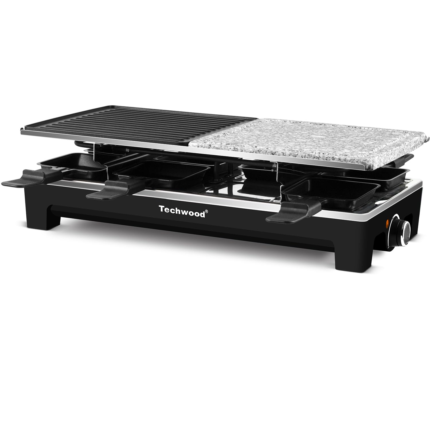 Calentamiento rápido para comidas familiares con Techwood Raclette Grill