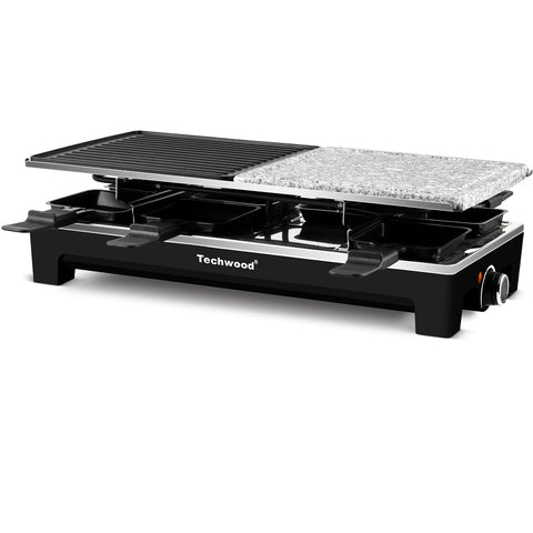 Calentamiento rápido para comidas familiares con Techwood Raclette Grill