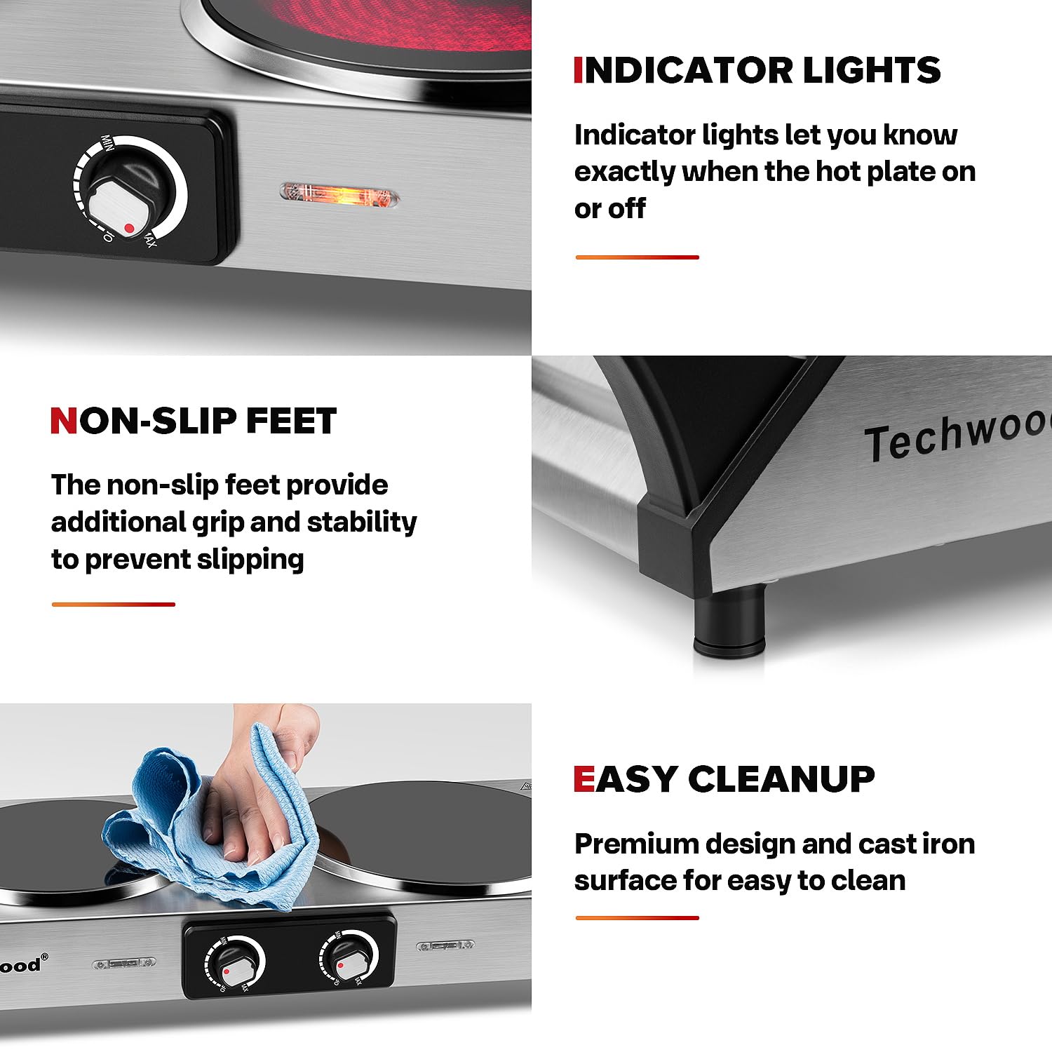 Techwood sistema de seguridad certificado para uso confiable en casa.