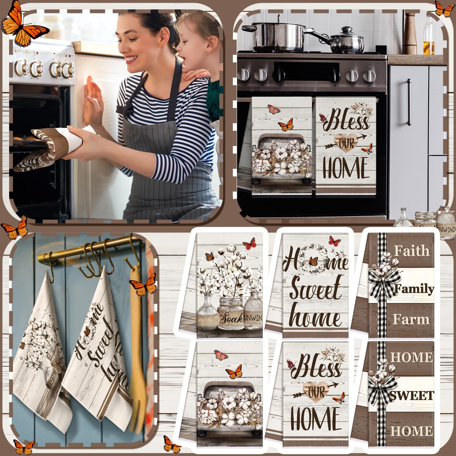 TecUnite usos multiples en cocina: secar platos, limpiar encimeras y cubrir bebidas.