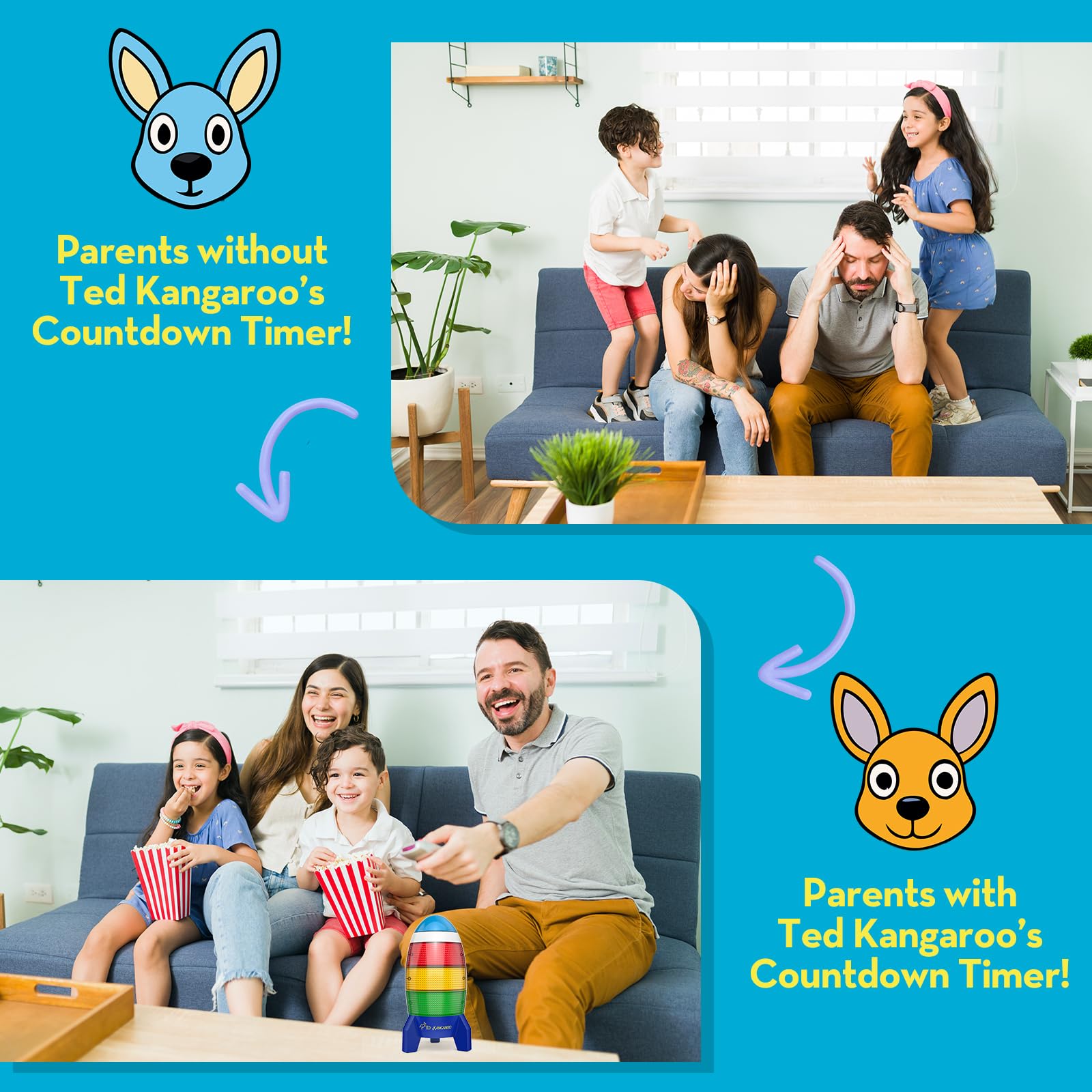 TED KANGAROO configuración fácil para niños y maestros