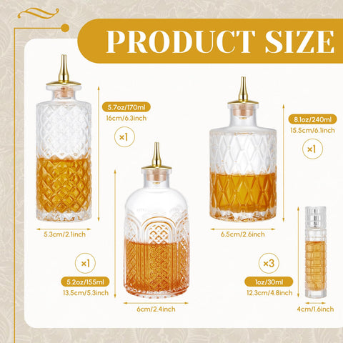Atomizadores Teenyyou de 1oz para rociar bitters con precisión