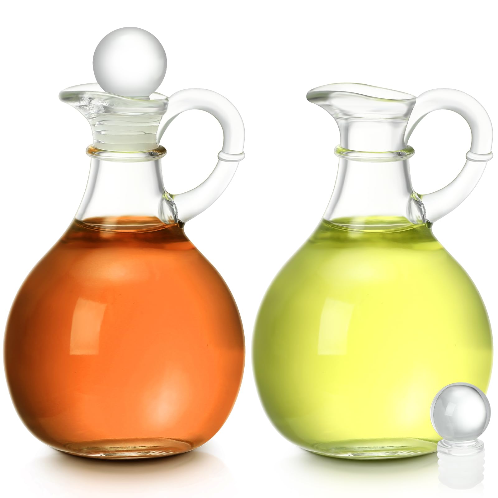 Teenyyou: dos botellas cruet para aceites y vinagres, ideal para cocina diaria.