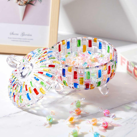 Teenyyou jarras cristal con diseño texturizado aportan toque festivo a la mesa.