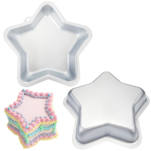 Teenyyou molde estrella 8 pulgadas para pasteles, desmoldeo suave y rápido