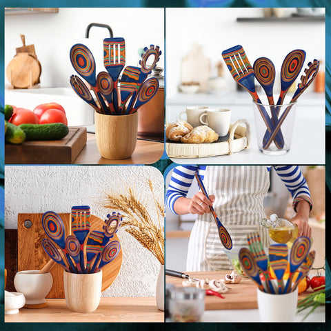 Teenyyou Pakkawood raspador para limpiar superficies y cocinar más rápido