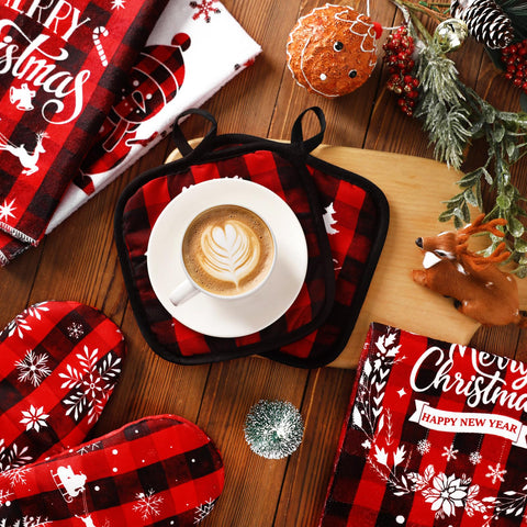 Teenyyou toallas de cocina navideñas: microfibra suave y secado rápido.