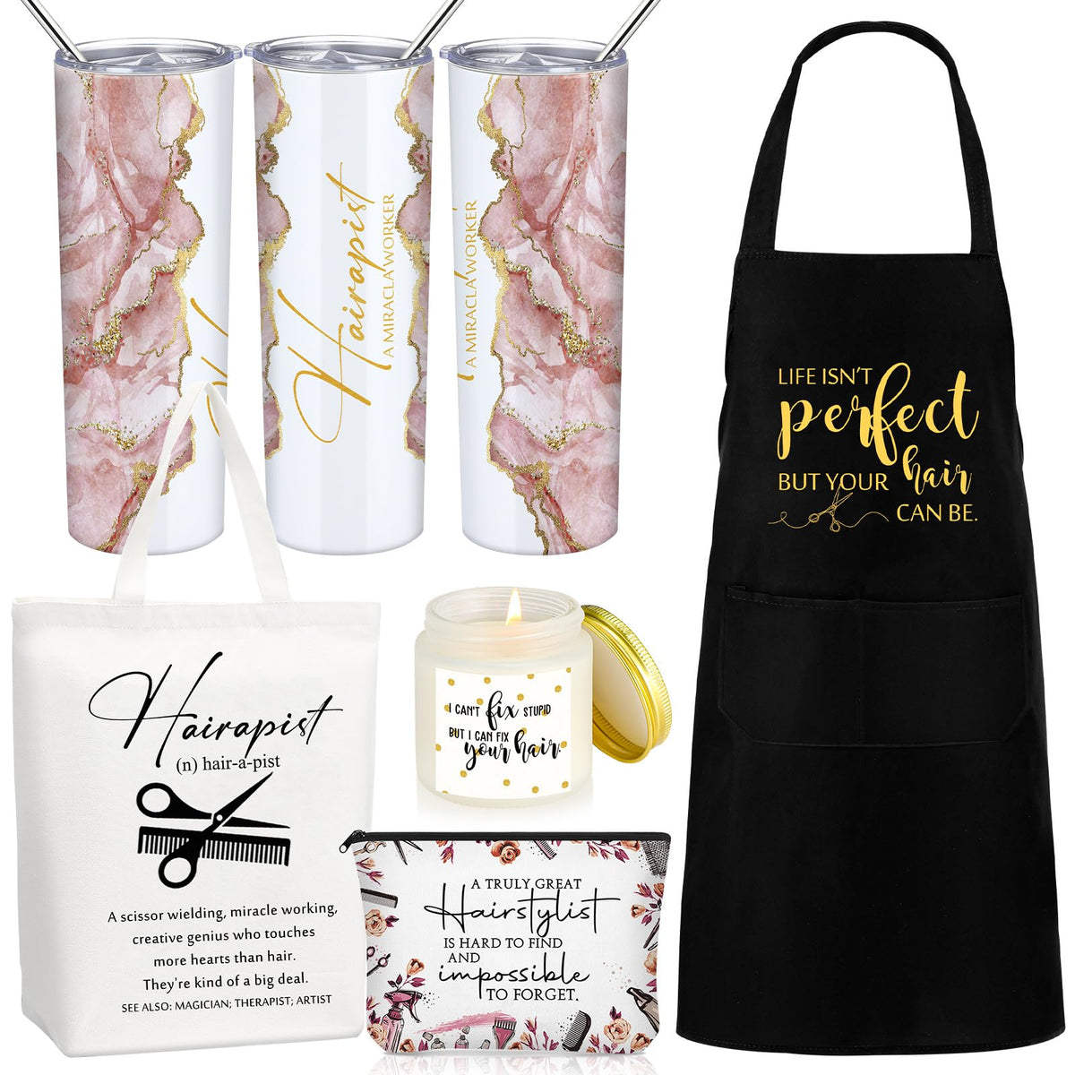 Teenyyou vaso termico rosa dorado marmol para bebidas frias o calientes