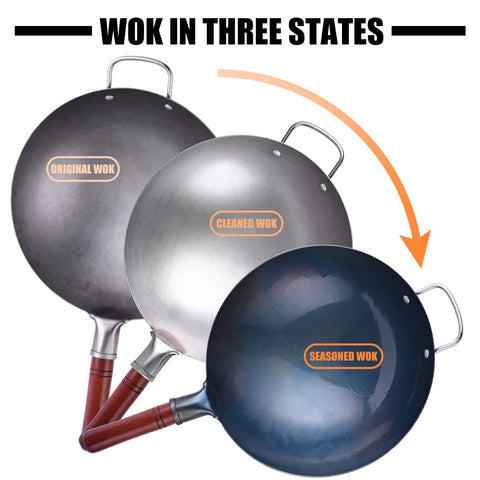 Juego de accesorios Teewe para wok, 8 piezas para recetas completas