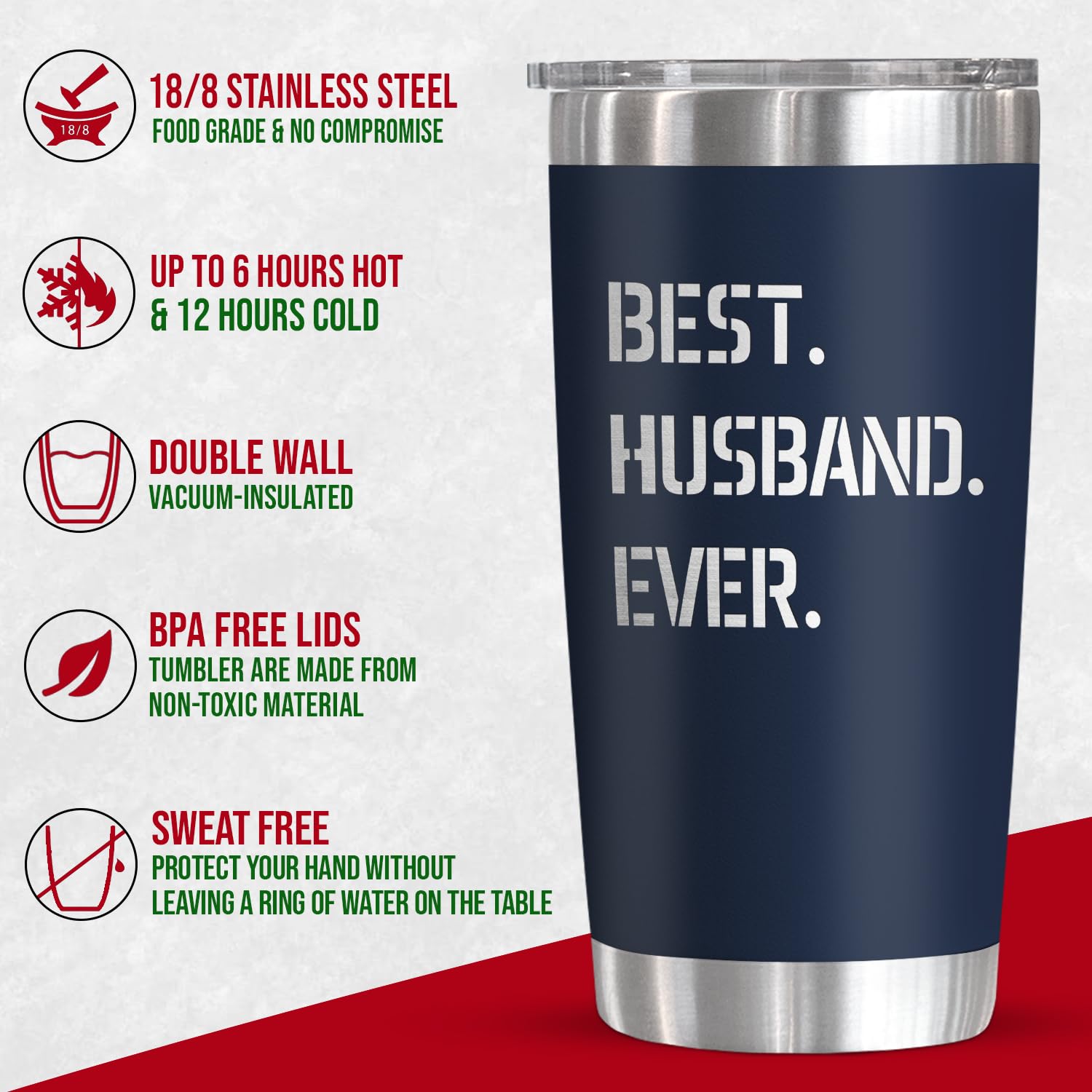 TeezWonder vaso térmico para café diario, conserva calor o frío por horas.