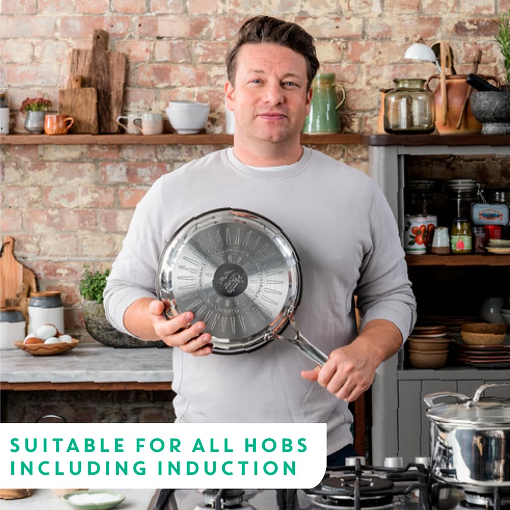 Sartén Tefal Jamie Oliver apta lavavajillas para limpieza rápida