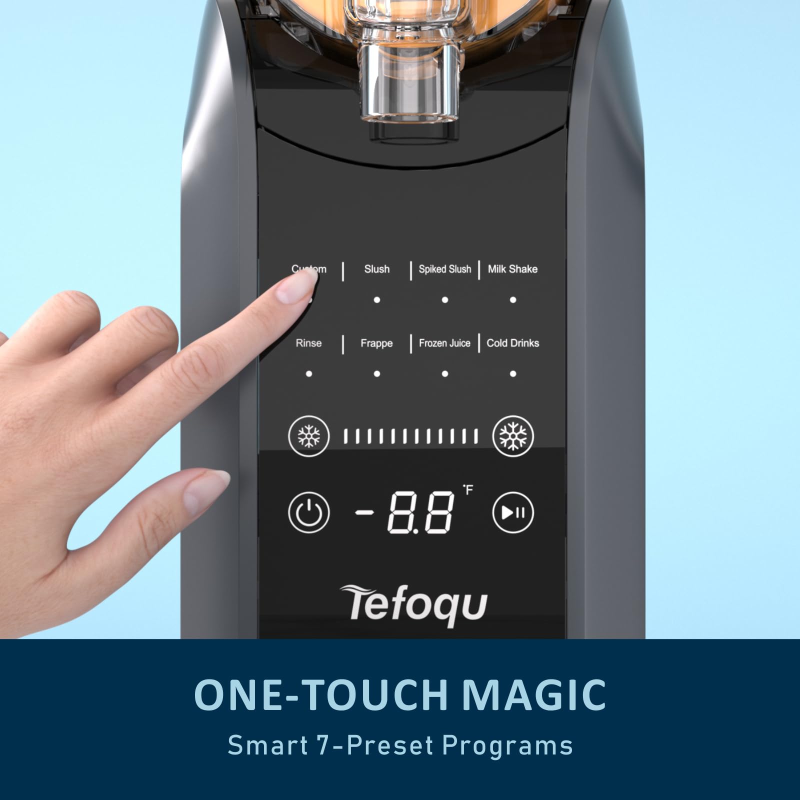Tefoqu Slushie, programa 7, un vistazo rápido para encontrar el sabor.