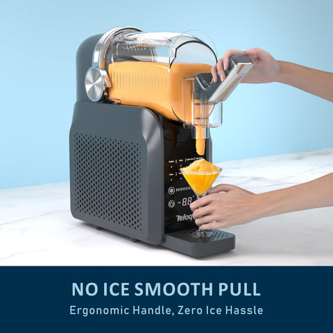 Tefoqu Slushie: vertiendo slushie, disfruta de bebidas congeladas sin hielo.