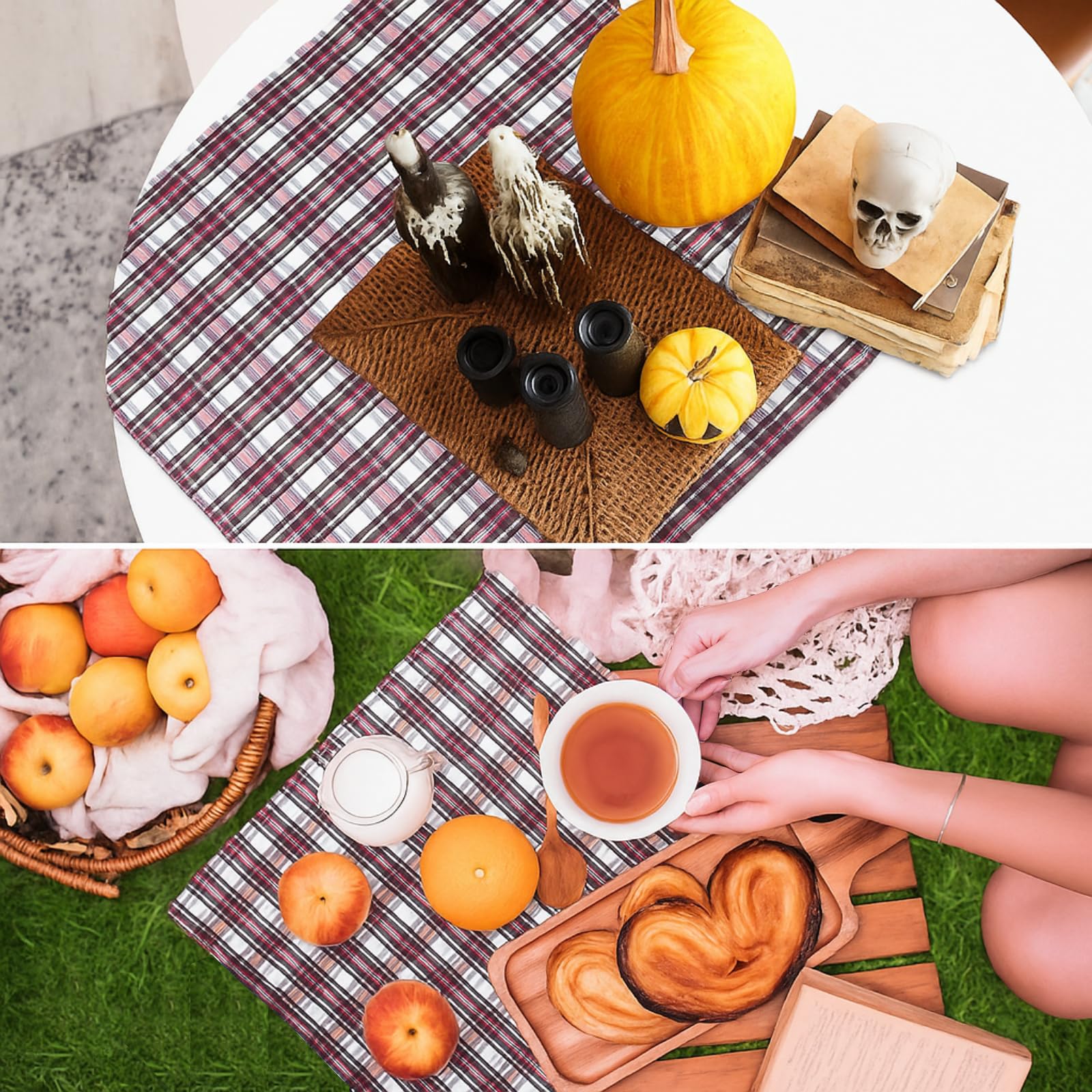 Tegeme juego de 12 servilletas para cada invitado en la mesa.