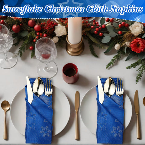 Conjunto de seis servilletas Tegeme, ideal para vestir la mesa en fiestas