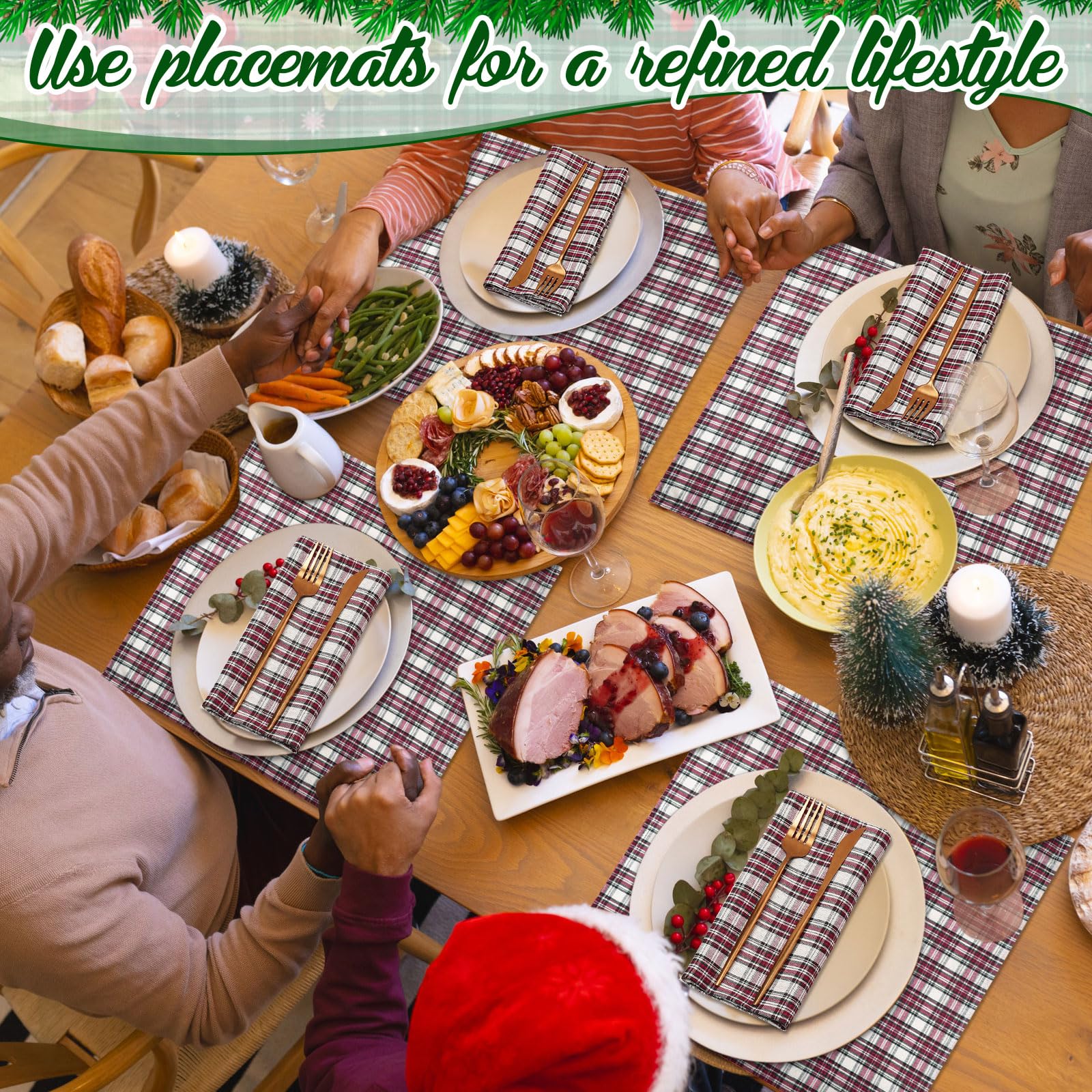 Tegeme para cenas familiares, eventos o restaurantes con toque refinado.