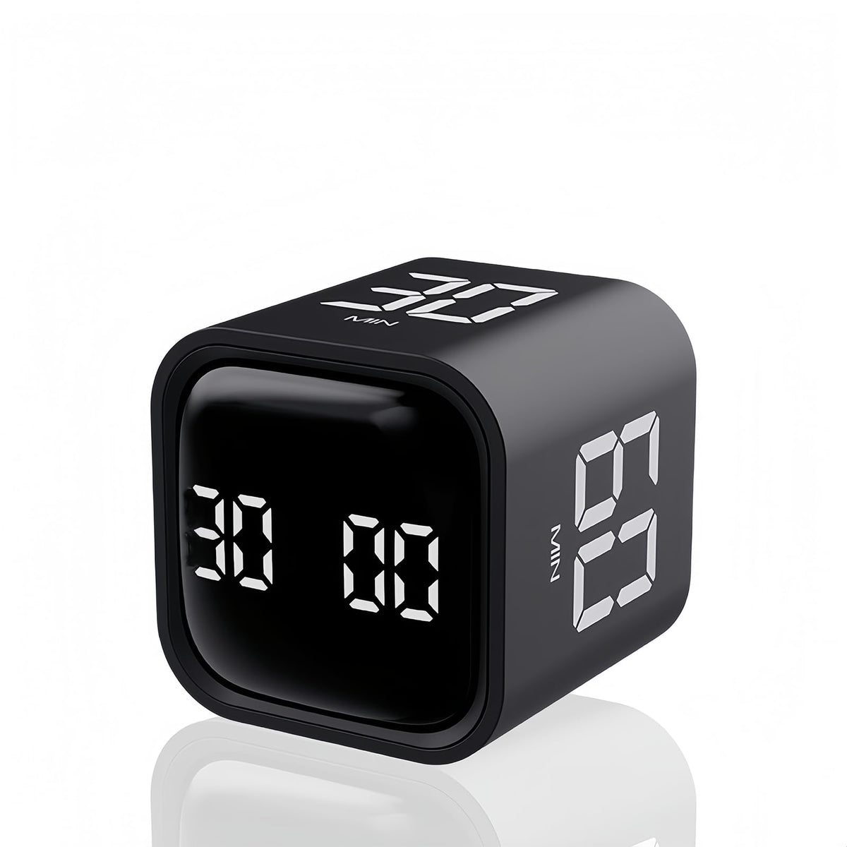 Teknoluzor Cubo Digital Pomodoro frente indica visualización para concentración