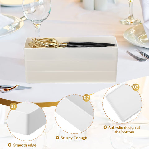 Teling bandeja apilable de 9-5x3-1-4 pulgadas para escritorio.