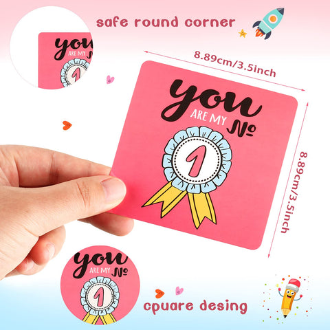 Notas inspiradoras de Teling para niños de kínder con frases positivas