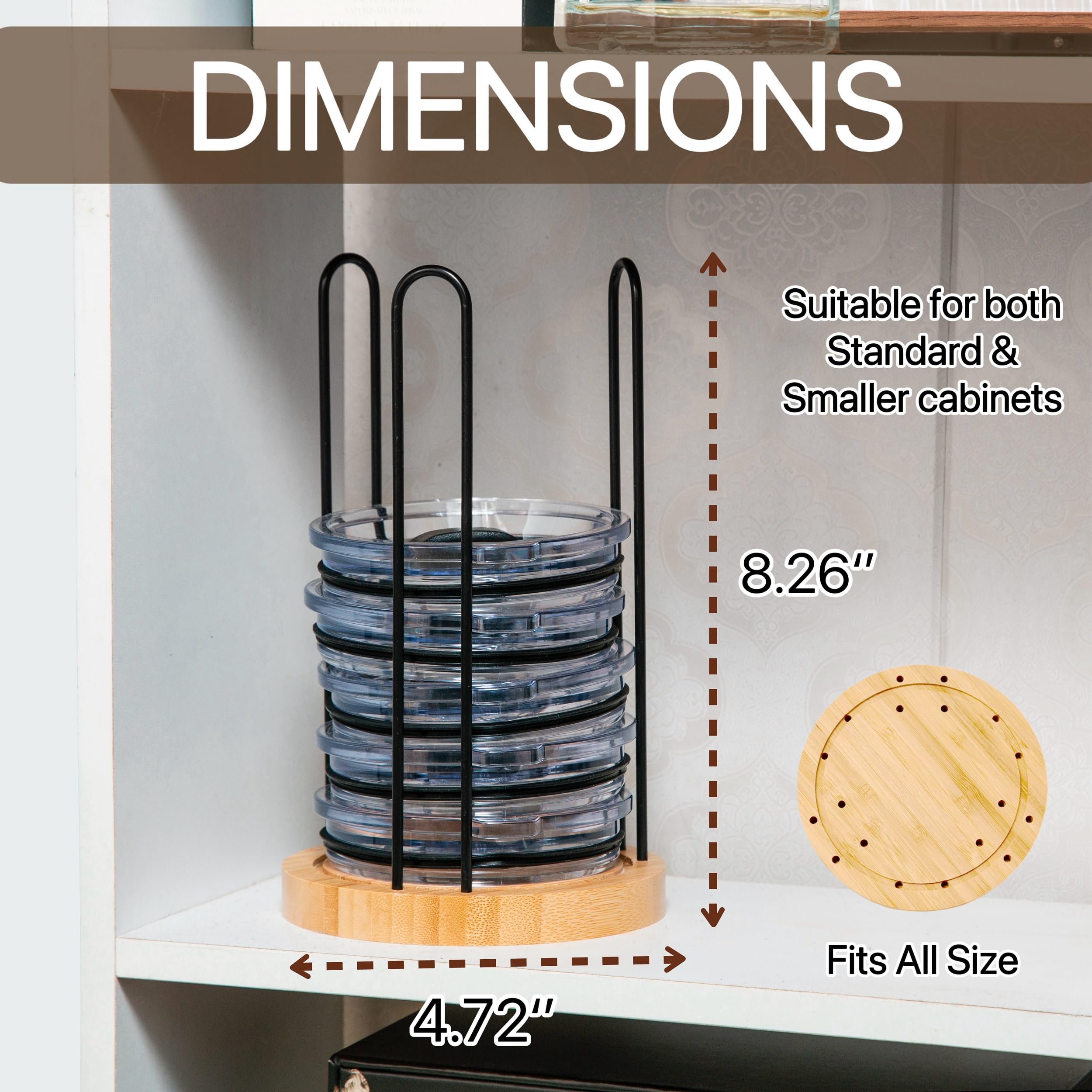 TelKeen ajuste universal para tapas de tumbler, compatible con varias marcas.