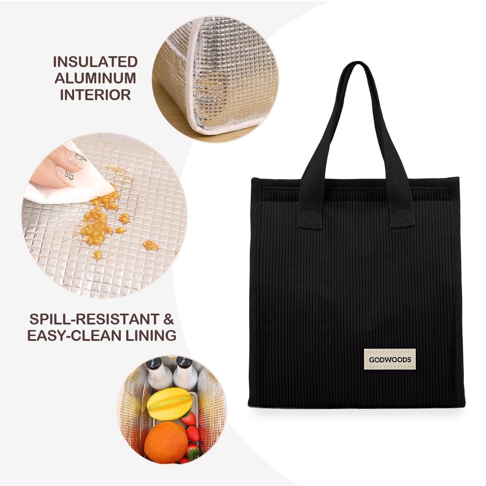 Diseño ergonómico profesional de la bolsa TELLUMO para acceso cómodo