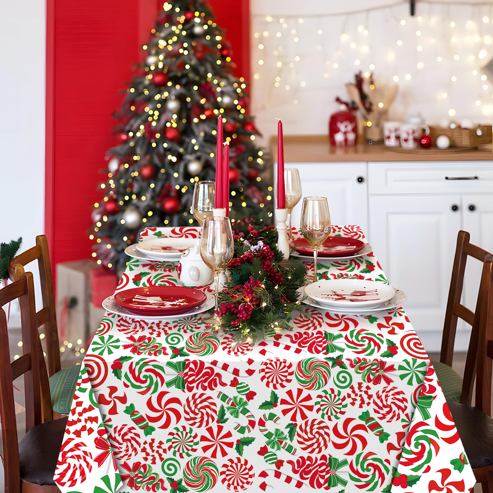 Mantel Temicle para uso interior o exterior en fiestas navideñas.